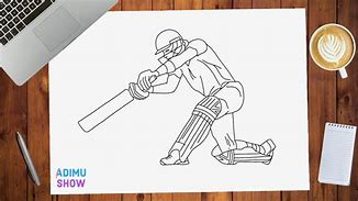 Image result for How to Draw a Simple Cricket