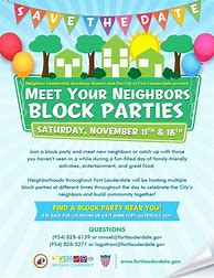 Image result for Block Party Flyer Template