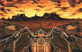 Image result for Motorcycle Paintings Art