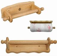 Image result for Wood Turned Kitchen Roll Holder