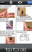 Image result for How to Make a Fake Tattoo