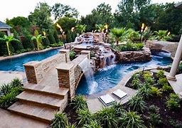 Image result for Beautiful Backyards with Swimming Pools