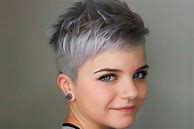 Image result for Blue Grey Hair Short