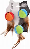 Image result for Cat Feather Ball Toy