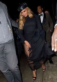 Image result for Beyoncé in Black Dress Blonde Hair