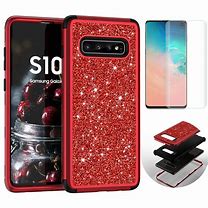Image result for Galaxy S10 Red Waterfall Glitter Case