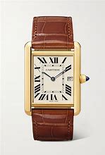 Image result for Gold Cartier Tank Watch