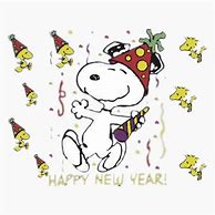 Image result for Peanuts Snoopy New Year