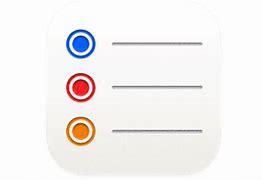 Image result for Apple Reminders App Logo