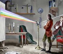 Image result for Sir Isaac Newton Light