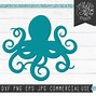 Image result for Octopus SVG for Cricut