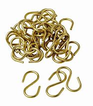 Image result for Solid Brass S Hooks 90 Degree