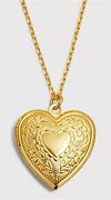 Image result for 24K Gold Heart Necklace