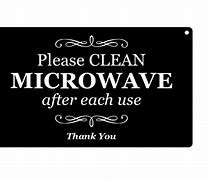 Image result for Clean Up Microwave Signs