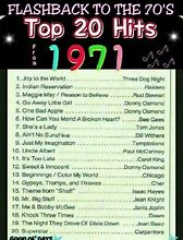Image result for Top 20 Songs for 1971