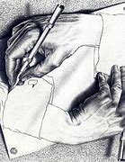 Image result for Escher Hands Drawing Hands