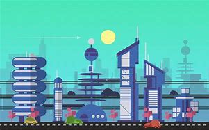 Image result for Future City Cartoon