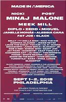 Image result for Made in America 2018 Line Up