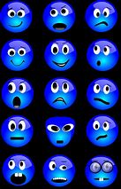 Image result for Blue Emoji Pack