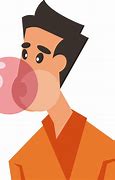 Image result for Chewing Bubble Gum Clip Art