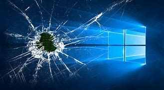 Image result for Cracked Screen Wallpaper with Windows 11 Logo