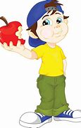 Image result for Cartoon Boy Eating Apple