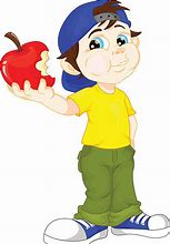 Image result for boys eat apples clip art