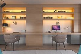 Image result for 2 Person Desk for Home Grey