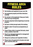 Image result for Gym Rules Poster