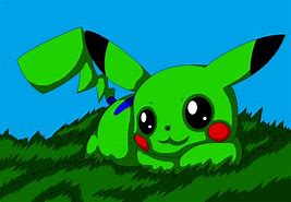 Image result for Green Pikachu