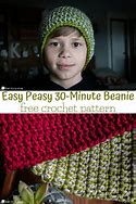 Image result for Easy Peasy Crochet Beanie Pattern
