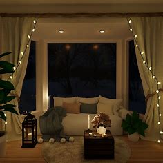 ❄✨ Reading Nook 1 Blender Scene | NIGHT ✨❄ | My Sims World on Patreon