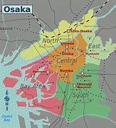 Image result for Osaka Districts Map
