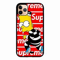 Image result for Supreme iPhone XS Case Bart