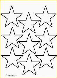 Image result for 9 Inch Star Template Printable