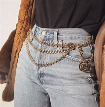 Image result for Jeans Chain Belt