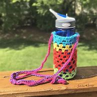 Image result for Crochet Water Bottle Carrier