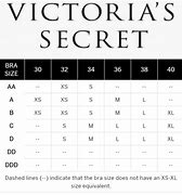 Image result for Victoria's Secret Size Chart