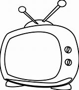 Image result for TV ClipArt Black and White