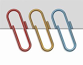 Image result for Cartoon Picture of Pastel Coloured Paper Clips