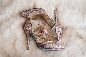 Image result for Rose Gold Metallic Glitter Shoes