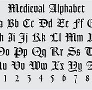 Image result for Fancy Medieval Letters