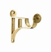 Image result for Triple Curtain Rod Brackets