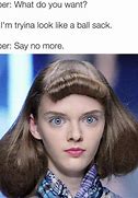 Image result for Short Hair Aging Meme