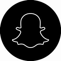 Image result for Black and Transparent Snapchat Logo