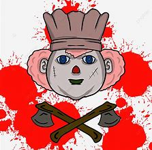 Image result for Scary Cartoon Clown Drawings