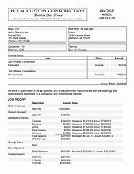 Image result for Construction Invoice Template