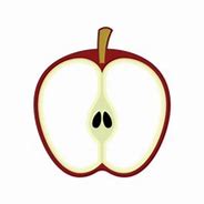 Image result for Half Apple Clip Art