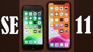 Image result for red iphone se vs iphone 11