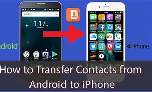 Image result for Transfer Contacts From Android to iPhone